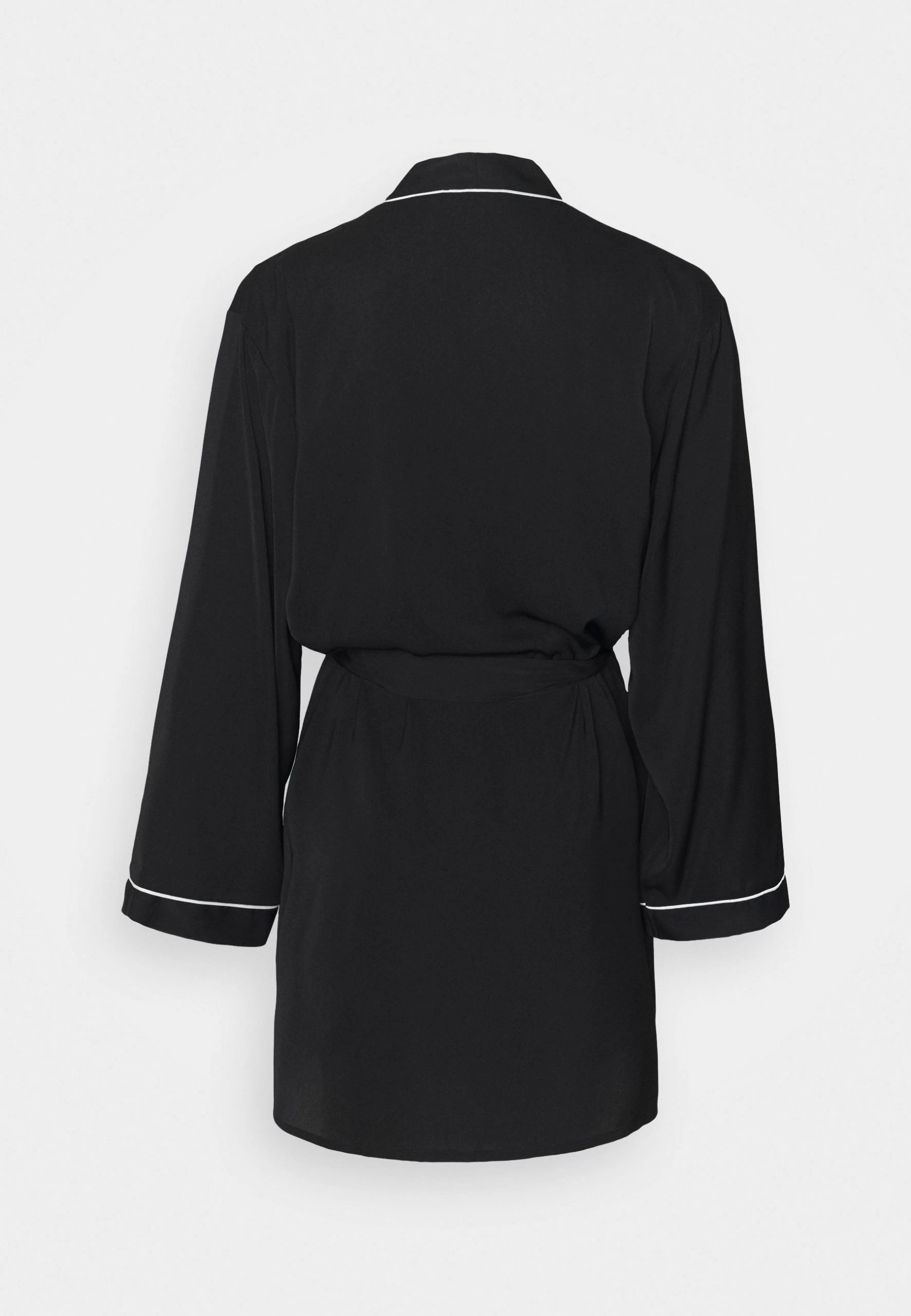 Anna Field AMANDA SATIN DRESSING GOWN - Szlafrok - Black 7 Anna Field AMANDA SATIN DRESSING GOWN - Szlafrok - Black - obrazek 7