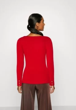 Anna Field BUTTON DETAIL - Sweter - Red -Anna Field Sklep 0c1759738e564c48a0d3417bc62d187f