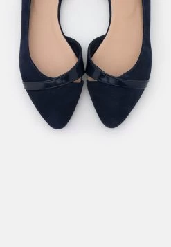 Anna Field LEATHER - Baleriny - Dark Blue -Anna Field Sklep 12734b4526ad40daaedd6b2c2c210b33