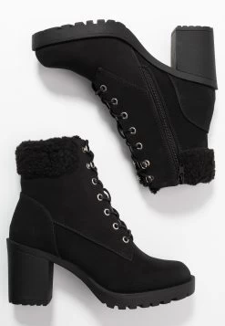 Anna Field WINTER BOOT - Botki Na Platformie - Black -Anna Field Sklep 155f8fed223d4582b636130f8e4a2046
