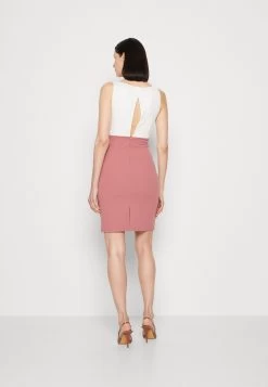 Anna Field Sukienka Z Dżerseju - White/pink -Anna Field Sklep 15d37c1493914cb4a63dc360fdfd4523