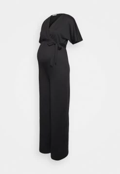 SHORT SLEEVE WRAP JUMPSUIT - Kombinezon - Black -Anna Field Sklep 286fe87934f24d35b2bce0374302b708