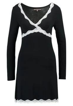 Anna Field HEIDI LONG SLEEVES VISCOSE NIGHTDRESS - Koszula Nocna - Black -Anna Field Sklep 32fa00dfae104f94a6dcda686bd2fdf8