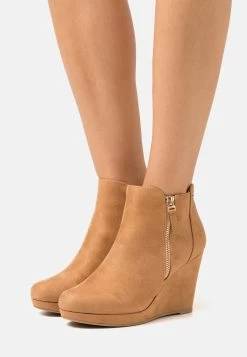 Anna Field Botki Na Platformie - Light Brown