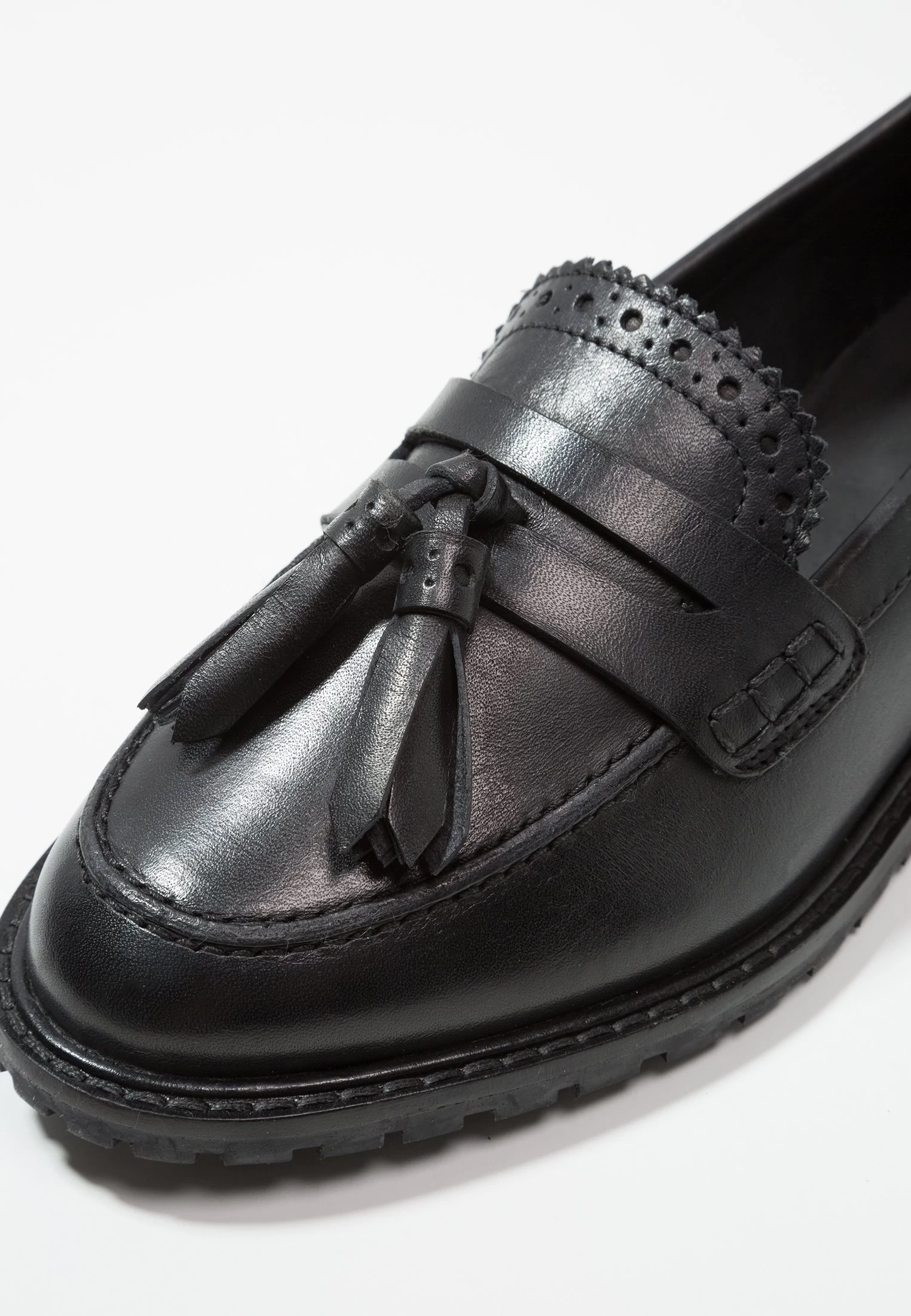 Anna Field LEATHER - Półbuty Wsuwane - Black 2 Anna Field LEATHER - Półbuty Wsuwane - Black - obrazek 2