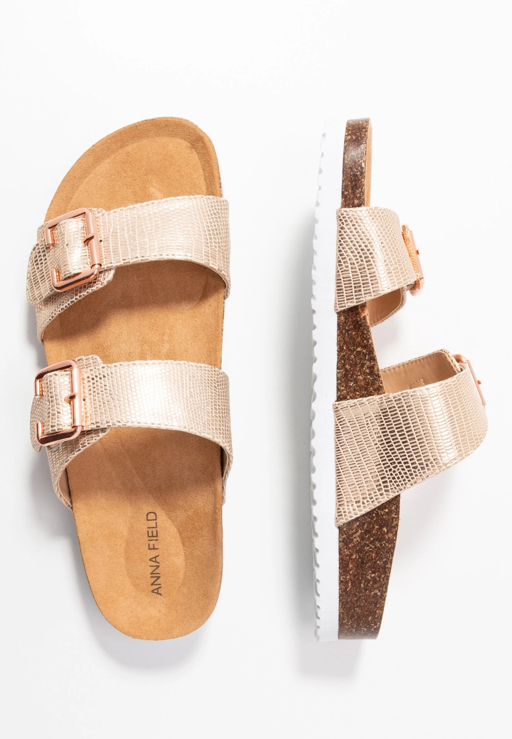 Anna Field Kapcie - Rose Gold 3 Anna Field Kapcie - Rose Gold - obrazek 3