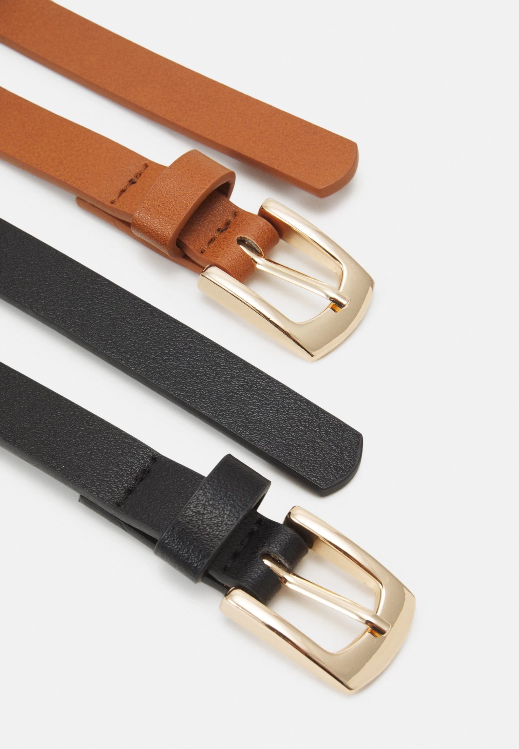 Anna Field 2 PACK - Pasek - Black/cognac 2 Anna Field 2 PACK - Pasek - Black/cognac - obrazek 2