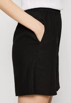 Anna Field LINEN MIX - Szorty - Black -Anna Field Sklep 677d59203b6245768daedc7d2b41d96d