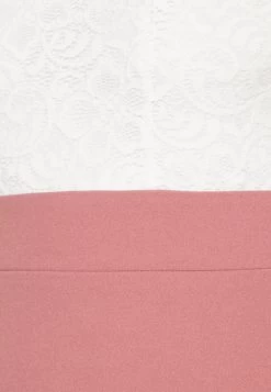 Anna Field Sukienka Z Dżerseju - White/pink -Anna Field Sklep 7a292368140e44548aed51cca9c4ee23