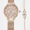 Anna Field SET - Zegarek - Rose Gold-coloured