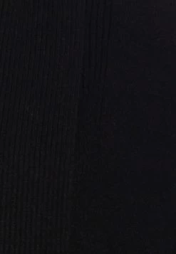 Anna Field RIBBED FOLD COLLAR - Kardigan - Black -Anna Field Sklep 812a2b5b94464dad80bae2fb01fb6482