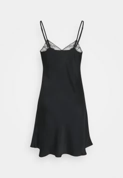 Anna Field HAMMERED SATIN NIGHTIE - Koszula Nocna - Black -Anna Field Sklep 81ba39e4a7c34ae08ecb2226b80f5767