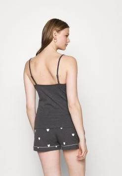 Anna Field HEART CAMI SET - Piżama - Grey -Anna Field Sklep 906bc21fc32348e4bdaf8891d7555a18
