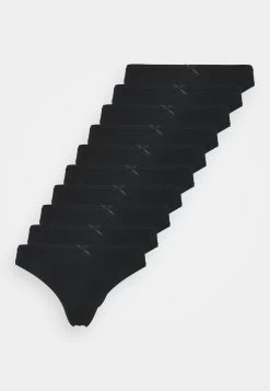 Anna Field 10 PACK - Stringi - Black -Anna Field Sklep 96ae7501f0f24390b5c6c97df1c645df