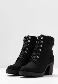 Anna Field WINTER BOOT - Botki Na Platformie - Black -Anna Field Sklep 9a227557fcf844549dd37333db13f9cc