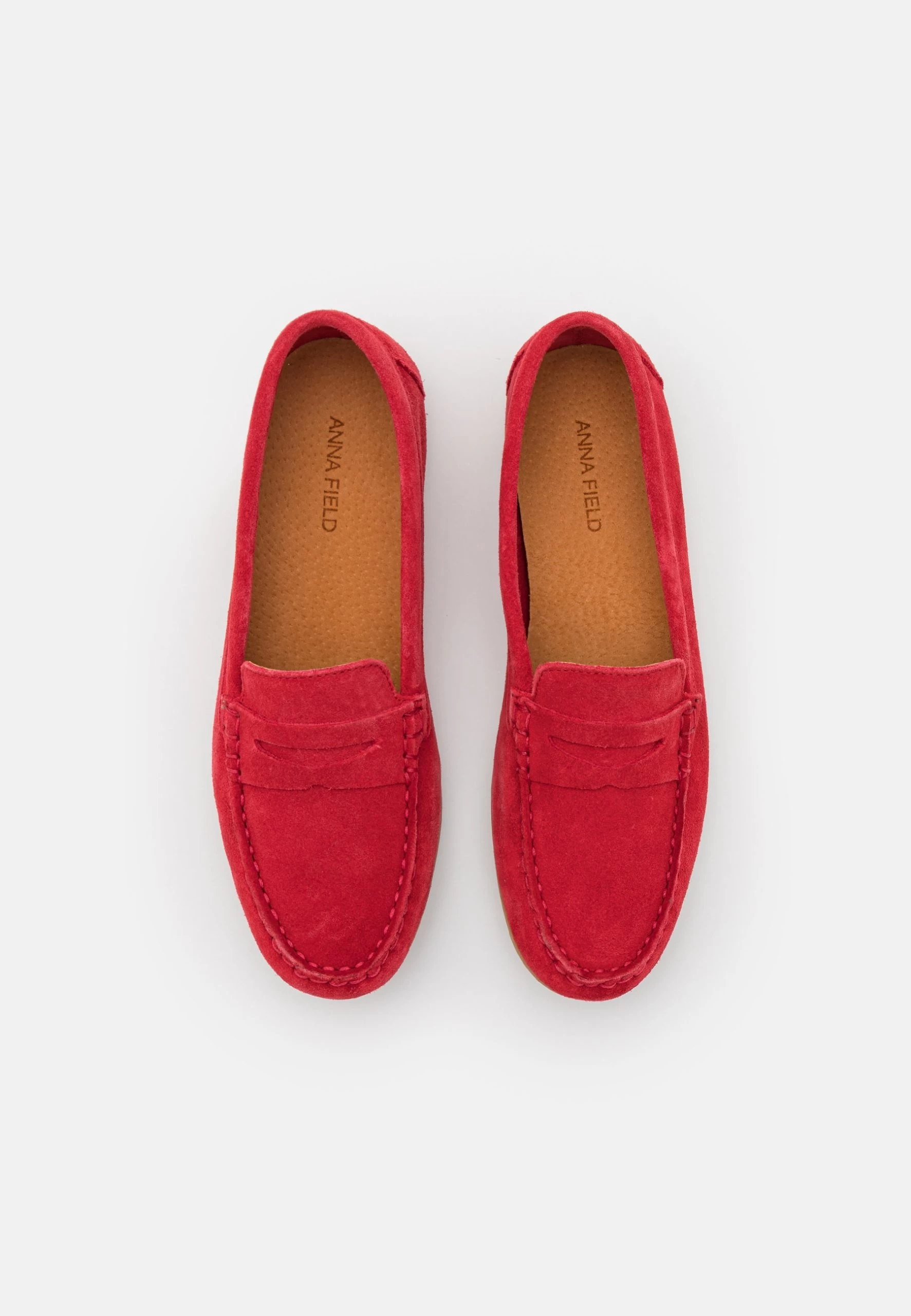 Anna Field LEATHER - Mokasyny - Red 5 Anna Field LEATHER - Mokasyny - Red - obrazek 5