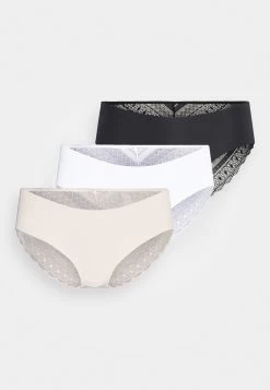 Anna Field FROLICE 3PP SHORT - Figi - Black/nude/white -Anna Field Sklep bd37ac7323d741c085bc03f4d7384882