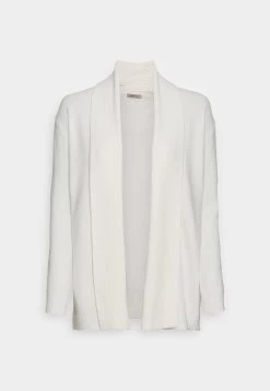 Anna Field RIBBED FOLD COLLAR - Kardigan - Off White