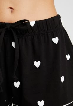 Anna Field HEART CAMI SET - Piżama - Black -Anna Field Sklep c7006239dfe7418bbc290c7a29d57e5a