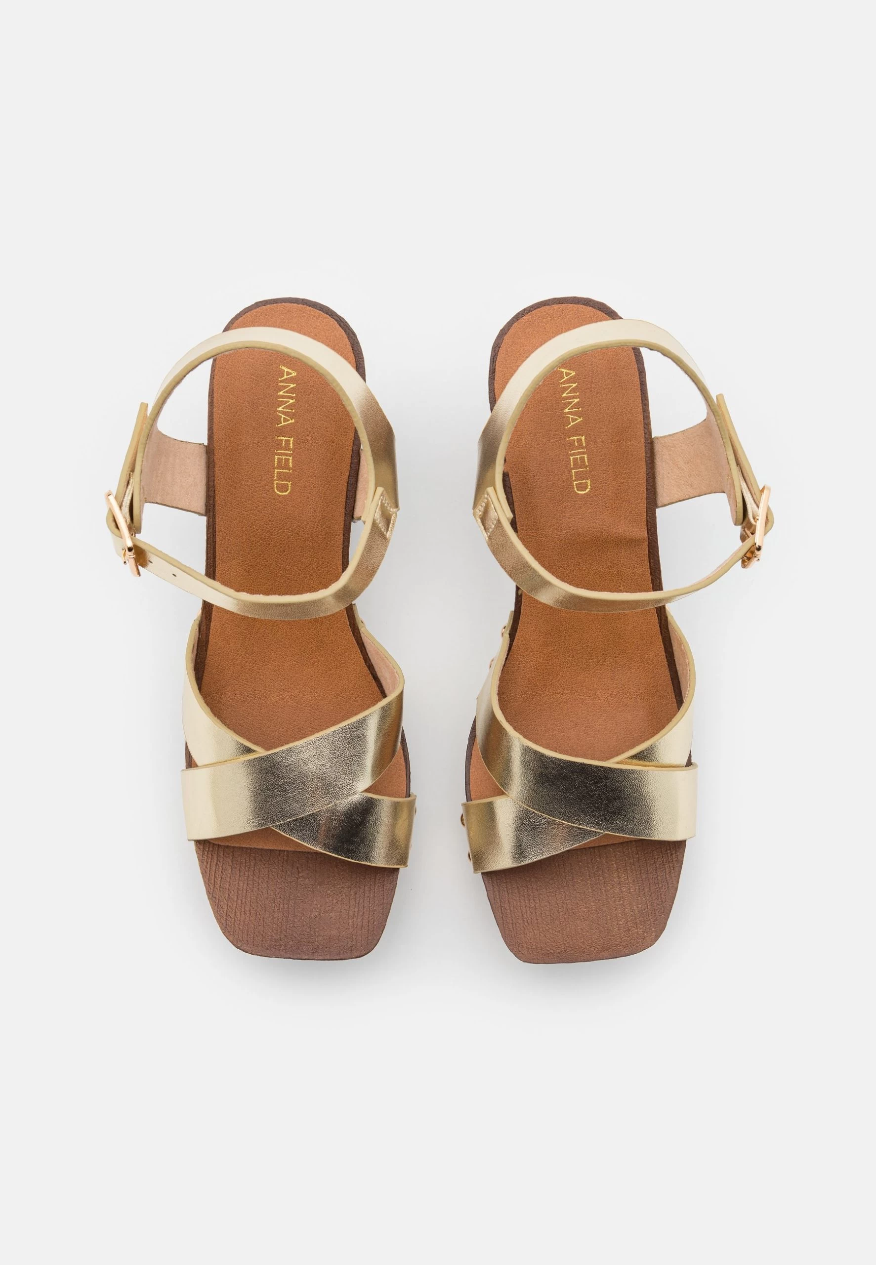 Anna Field Drewniaki I Chodaki - Gold 5 Anna Field Drewniaki I Chodaki - Gold - obrazek 5