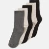 Anna Field 5 PACK - Skarpety - Beige/black/grey
