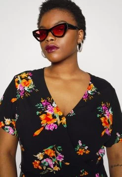 WRAP DRESS HIGH LOW HEM - Sukienka Letnia - Black -Anna Field Sklep e2c08b40c17b4e388398df3b167883e4