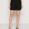 Anna Field LINEN MIX - Szorty - Black