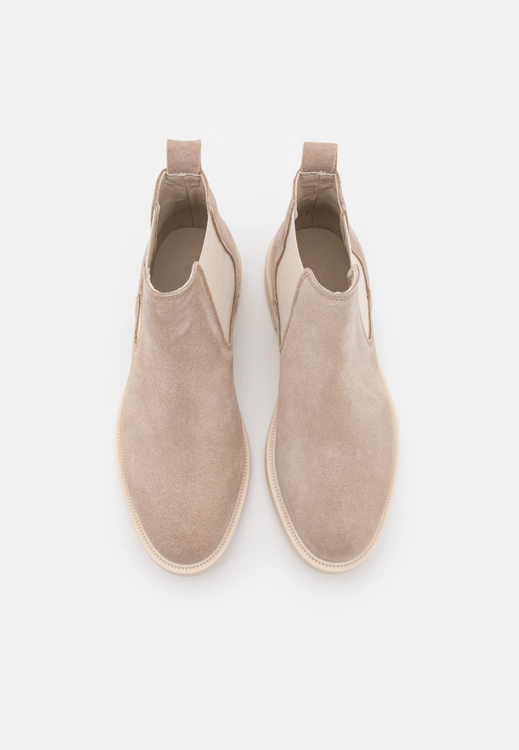 LEATHER - Ankle Boot - Beige 6 LEATHER - Ankle Boot - Beige - obrazek 6