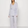 Anna Field 3 PIECE JERSEY - Piżama - Mottled Light Grey