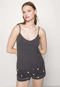 Anna Field HEART CAMI SET - Piżama - Grey -Anna Field Sklep ff241f7ef4a445c1ba85b37b27ae805c